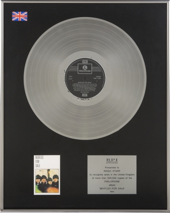 RINGO STARR BRITISH SALES AWARD