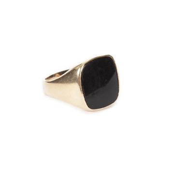 RINGO STARR ANTIQUE ONYX RING