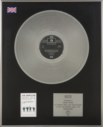 RINGO STARR BRITISH SALES AWARD