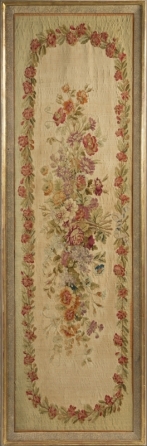 JOAN COLLINS ANTIQUE FLORAL TAPESTRY