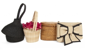 JOAN COLLINS WOVEN PURSES