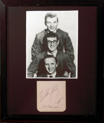 BUDDY HOLLY AND THE CRICKETS SIGNATURES