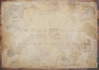 PELÉ 1999 1,000TH GOAL 30TH ANNIVERSARY PLAQUE