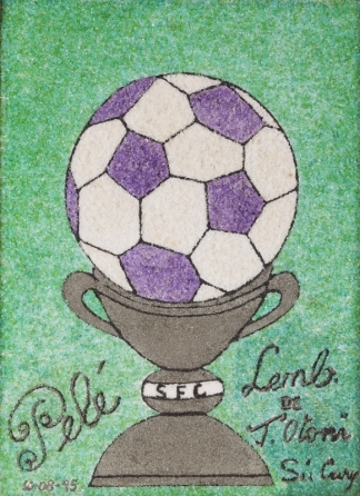 PELÉ 1995 "SOUVENIR OF T. OTONI" ARTWORK