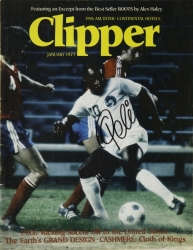 PELÉ SIGNED JANUARY 1977 CLIPPER MAGAZINE