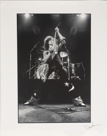 NEAL PRESTON SIGNED JIMMY PAGE PHOTOGRAPH