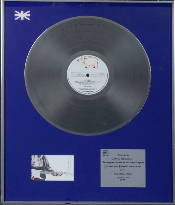 "SLOWHAND" SALES AWARD