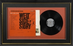 WEST SIDE STORY CAST SIGNED ALBUM COVER