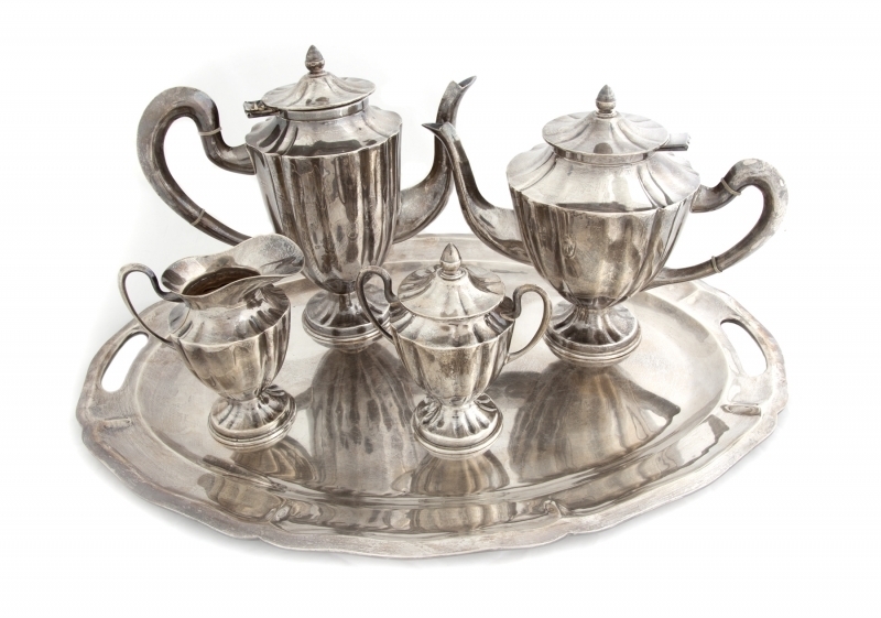 L. MACIEL MEXICAN STERLING TEA SET