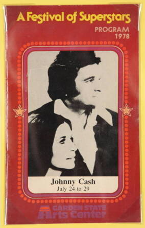 JOHNNY CASH CONCERT PROGRAMS