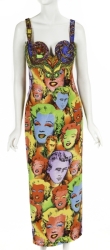 GIANNI VERSACE COUTURE MARILYN MONROE PRINT GOWN