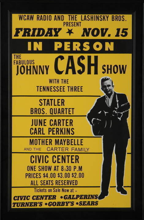 JOHNNY CASH VINTAGE POSTER