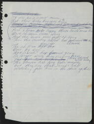 JOHNNY CASH HANDWRITTEN "IT WAS ON A SUMMER MORN" LYRICS