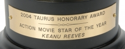 KEANU REEVES HONORARY TAURUS AWARD, 2004 - 2