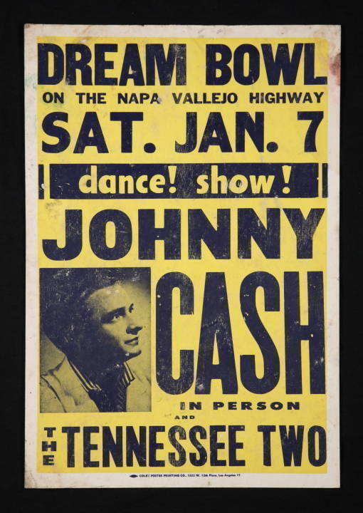 JOHNNY CASH VINTAGE POSTER