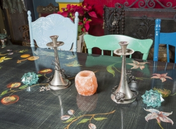 ZAPPA ASSORTED CANDLESTICKS AND HOLDERS