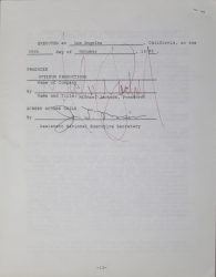 MICHAEL JACKSON SIGNED THRILLER CONTRACT - 4