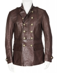 ERIC CLAPTON SIGNED GUCCI LEATHER COAT