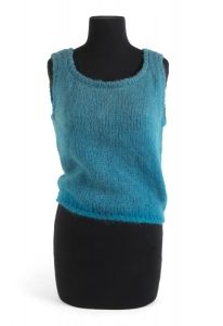 MARILYN MONROE TURQUOISE KNITTED TOP