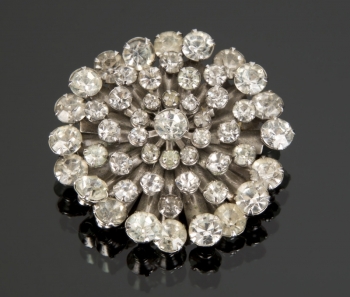 MARILYN MONROE SIMULATED DIAMOND BROOCH