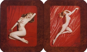 MARILYN MONROE UNCUT TIN TRAY