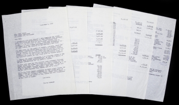 MARILYN MONROE COMPLETE 1962 FINANCIAL STATEMENTS