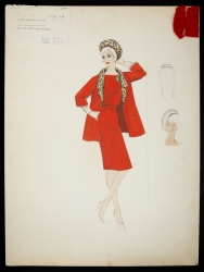 BOB MACKIE ORIGINAL MARILYN MONROE COSTUME SKETCH