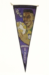 PELÉ 1958 PRIDE OF BRAZIL PENNANT