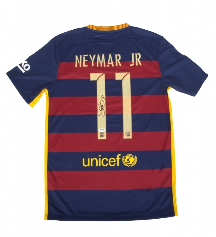 NEYMAR SIGNED 2015 FC BARCELONA JERSEY
