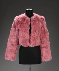 BRITNEY SPEARS PINK RABBIT COAT