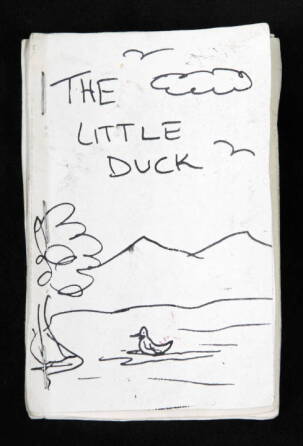 KURT COBAIN HAND DRAWN BOOK TITLED "THE LITTLE DUCK"