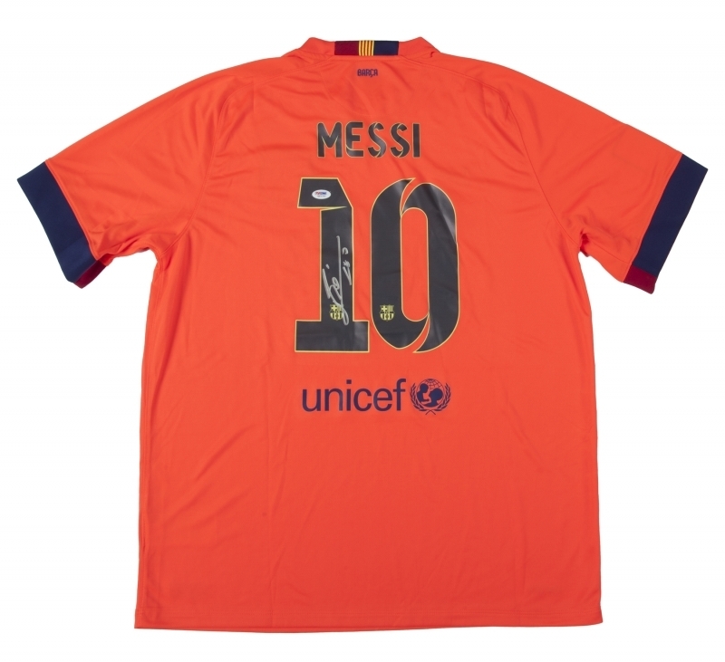 MESSI SIGNED FC BARCELONA JERSEY