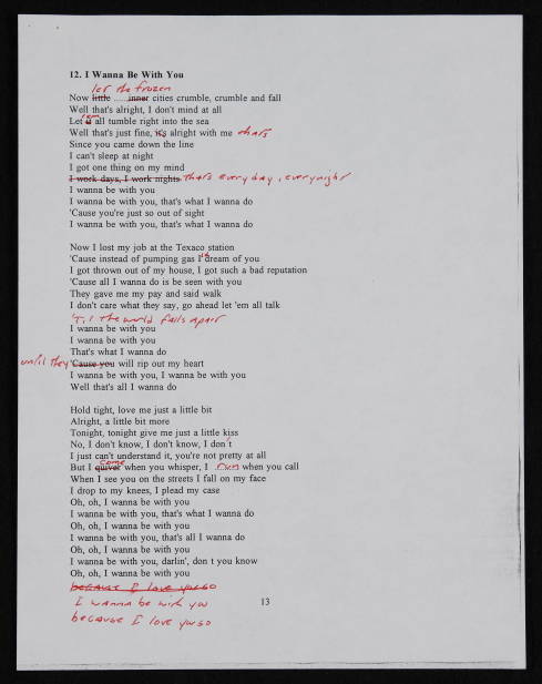 BRUCE SPRINGSTEEN ANNOTATED LYRICS