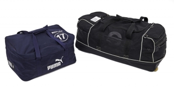 VALTTERI BOTTAS 2013 F1 RACE USED FW35 DRIVER'S KIT BAGS