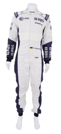 NICO HÜLKENBERG 2010 WILLIAMS F1 RACE WORN FIRESUIT