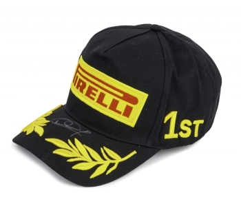 NICO ROSBERG SIGNED 2016 PIRELLI F1 VIP PODIUM FIRST PLACE CAP