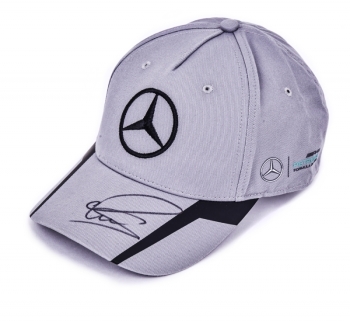 LEWIS HAMILTON SIGNED MERCEDES AMG PETRONAS F1 TEAM CAP