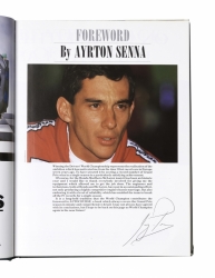 AYRTON SENNA, ALAIN PROST, GERHARD BERGER AND NIGEL MANSELL SIGNED 1988/89 AUTOCOURSE GRAND PRIX ANNUAL - 2