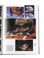 AYRTON SENNA, ALAIN PROST, GERHARD BERGER AND NIGEL MANSELL SIGNED 1988/89 AUTOCOURSE GRAND PRIX ANNUAL - 3