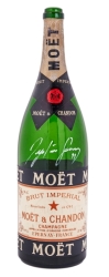 AYRTON SENNA SIGNED AND INSCRIBED 1991 CHAMPAGNE BOTTLE
