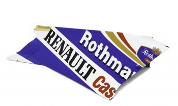 1997 WILLIAMS-RENAULT F1 FW19 ENGINE COVER FROM JACQUES VILLENEUVE WINNING SEASON