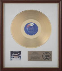 MOODY BLUES "GOLD" RECORD AWARD