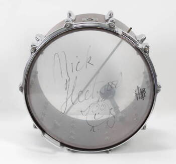 MICK FLEETWOOD SIGNED DRUM