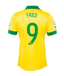 FRED BRAZIL 2013 CONFEDERATIONS CUP MATCH WORN AND TEAM SIGNED JERSEY WITH GETTY IMAGES FINE ART GALLERY PRINT - 2