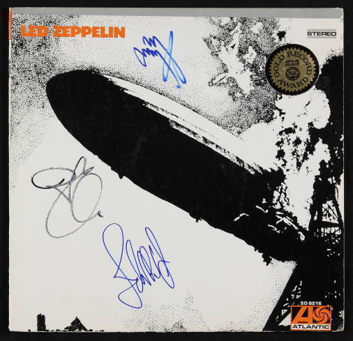 LED ZEPPELIN SIGNED ALBUM