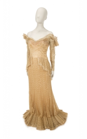 JUDY GARLAND FOR ME AND MY GAL LACE PUBLICITY GOWN AND STUDIO IMAGE