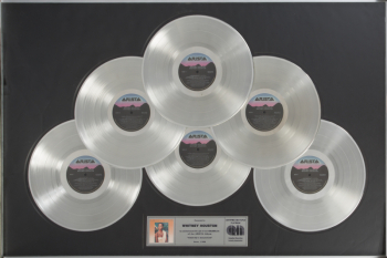 WHITNEY HOUSTON CANADIAN RECORD AWARD •