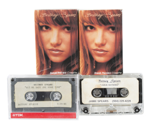 BRITNEY SPEARS SNEAK PREVIEW CASSETTE TAPES