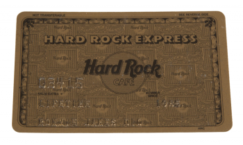 RONNIE JAMES DIO HARD ROCK EXPRESS CARD