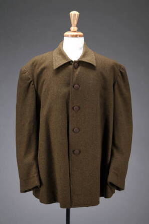 OLIVER 'BABE' HARDY MILITARY JACKET FROM "BLOCK-HEADS"